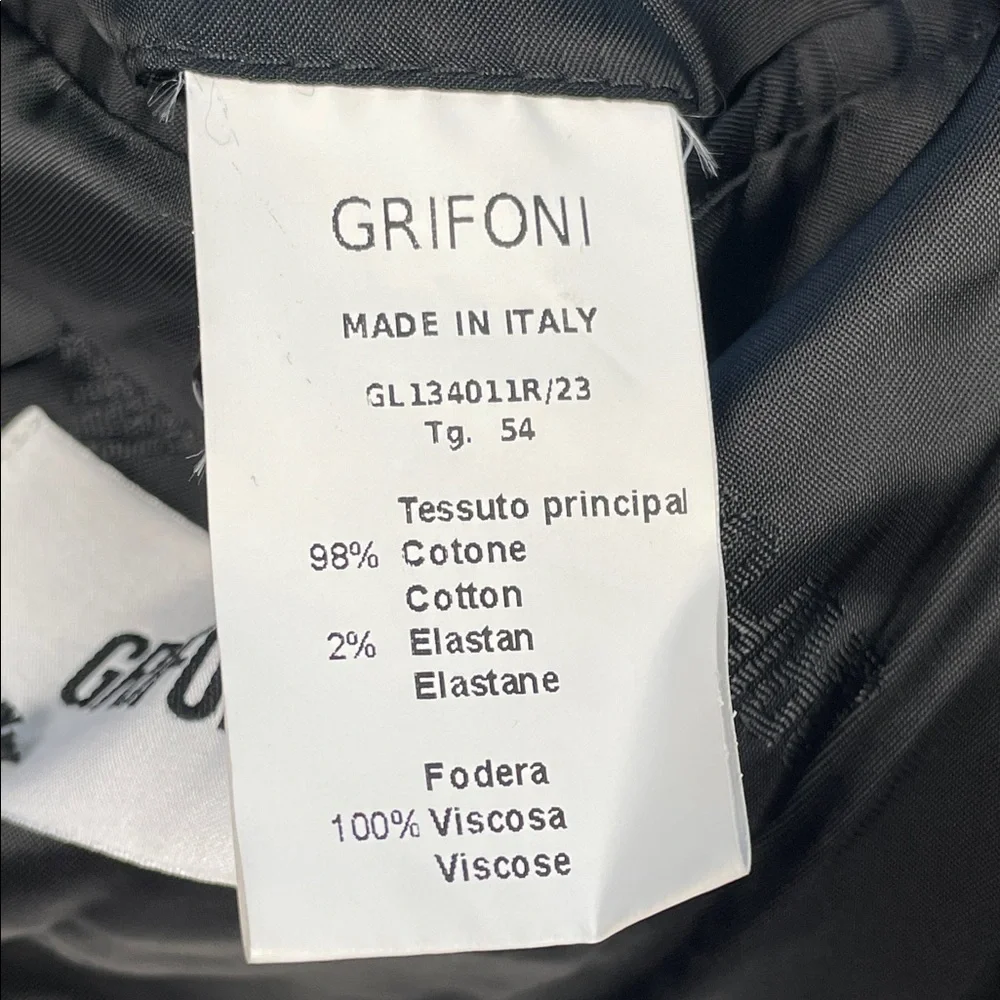 NWT Mauro Grifoni Ribbed Velvet Corduroy Blazer Sports Coat Brown IT Sz 54